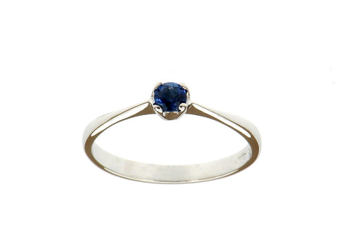 Single Stone Sapphire Ring