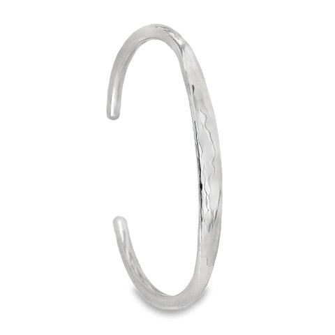 Silver Torque Bangle
