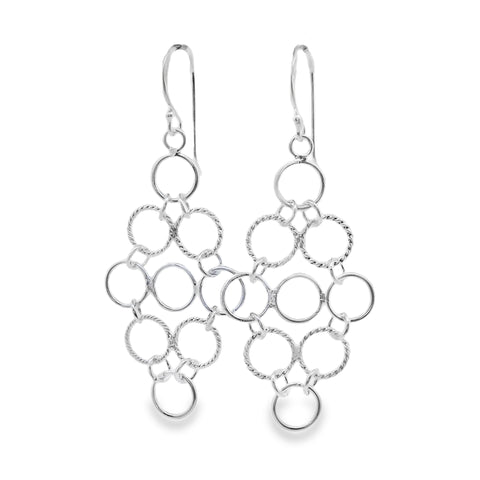 Silver Drop Earrings
