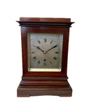 Mahogany Library Clock