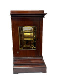 Mahogany Library Clock