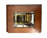 Mahogany Library Clock