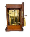 Mahogany Library Clock