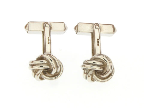 Silver Knot Cufflinks