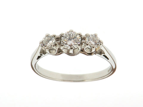 Diamond Three Stone Ring