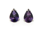 Amethyst Stud Earrings