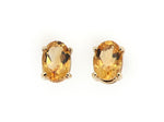 Citrine Stud Earrings