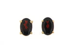 Garnet Stud Earrings