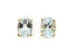 Aquamarine Stud Earrings