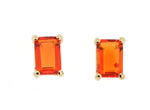 Fire Opal Earrings