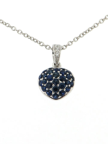 Sapphire and Diamond Pendant