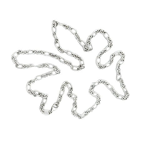 Long Silver Necklace