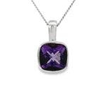 Silver and Amethyst Pendant
