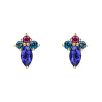 Multi Stone Earrings