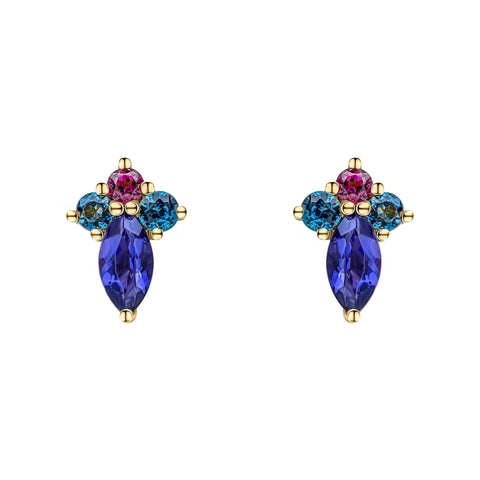 Multi Stone Earrings