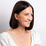 Gold Rope Bow Stud Earrings