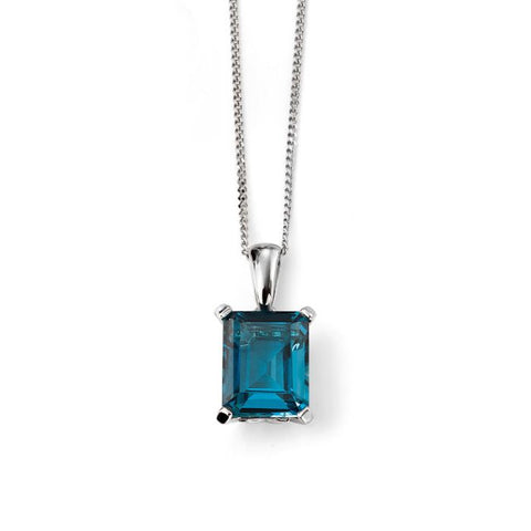 London Blue Topaz Pendant