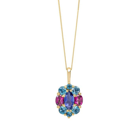 Multi Stone Pendant