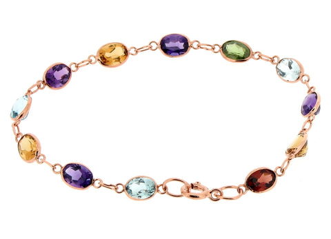 Multi Gem Bracelet