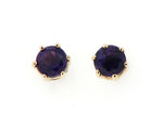 Amethyst Stud Earrings