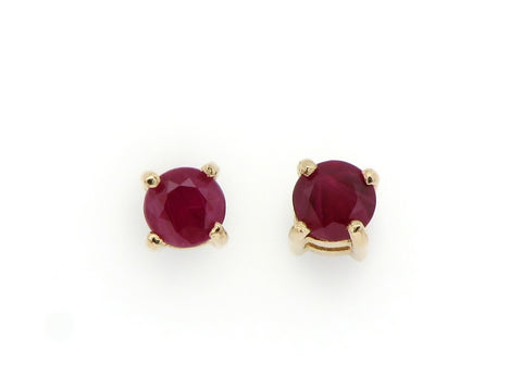 Ruby Stud Earrings