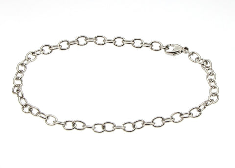 9ct White Gold Bracelet