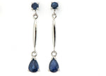 Sapphire Drop Earrings