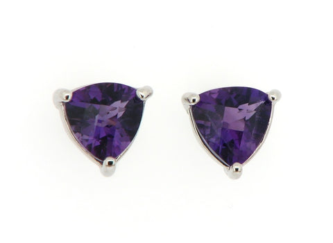 Amethyst Stud Earrings