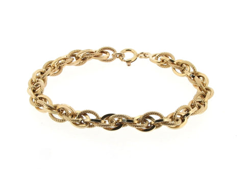 9ct Gold Fancy Link Bracelet