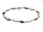 Iolite and Aquamarine Bracelet