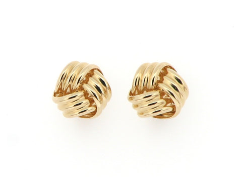 9ct Gold Knot Earrings