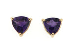 Amethyst Stud Earrings