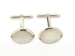 Silver and Mother-of Pearl Cufflinks