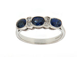 Sapphire and Diamond Ring