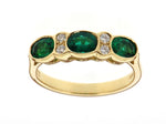 Emerald and Diamond Ring