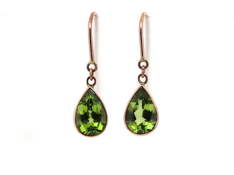 Peridot Drop Earrings