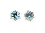 Aquamarine Stud Earrings