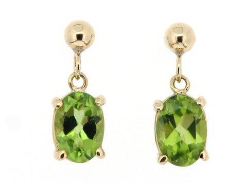 Peridot Drop Earrings