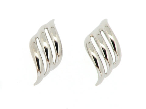 9ct White Gold Earrings