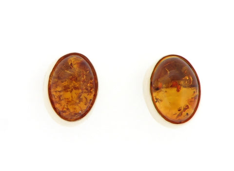 Amber Stud Earrings