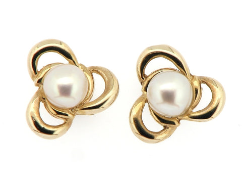 Pearl Stud Earrings