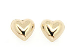 9ct Gold Heart Earrings