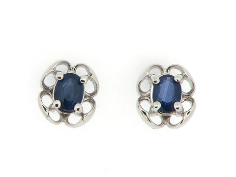 Sapphire Stud Earrings