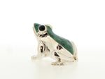 Silver and Enamel Frog