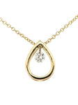 Diamond Teardrop Pendant