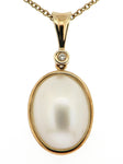 Pearl and Diamond Pendant