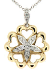 9ct Gold and Diamond Pendant